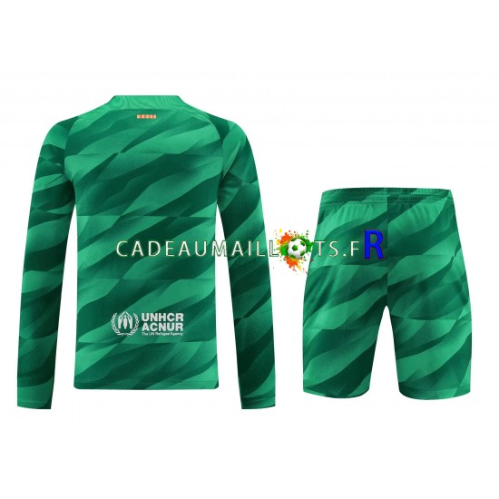 FC Barcelone Maillot avec flocage Gardien Domicile 2023-2024 ,Tenue Enfant ML