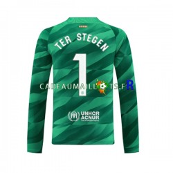 FC Barcelone Maillot avec flocage Ter Stegen 1 Gardien Domicile 2023-2024 ,Homme ML