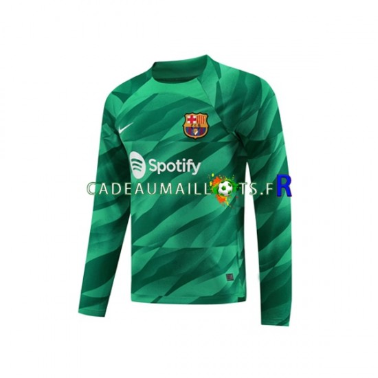 FC Barcelone Maillot avec flocage Ter Stegen 1 Gardien Domicile 2023-2024 ,Homme ML