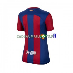 FC Barcelone Maillot avec flocage Domicile 2023-2024 ,Femme MC