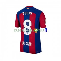 FC Barcelone Maillot avec flocage Pedri 8 Domicile 2023-2024 ,Homme MC