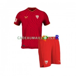 Séville FC Maillot avec flocage Extérieur 2023-2024 ,Tenue Enfant MC