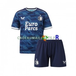 Feyenoord Rotterdam Maillot avec flocage Extérieur 2023-2024 ,Tenue Enfant MC