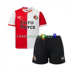 Feyenoord Rotterdam Maillot avec flocage Domicile 2023-2024 ,Tenue Enfant MC
