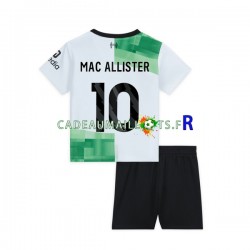Liverpool Maillot avec flocage Alexis Mac Allister 10 Extérieur 2023-2024 ,Tenue Enfant MC
