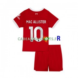 Liverpool Maillot avec flocage Alexis Mac Allister 10 Domicile 2023-2024 ,Tenue Enfant MC