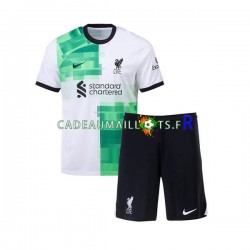 Liverpool Maillot avec flocage Extérieur 2023-2024 ,Tenue Enfant MC