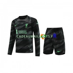 Liverpool Maillot avec flocage Gardien Extérieur 2023-2024 ,Tenue Enfant ML