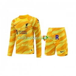 Liverpool Maillot avec flocage Gardien 3ème 2023-2024 ,Tenue Enfant ML