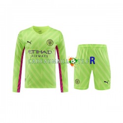 Manchester City Maillot avec flocage Gardien 3ème 2023-2024 ,Tenue Enfant ML