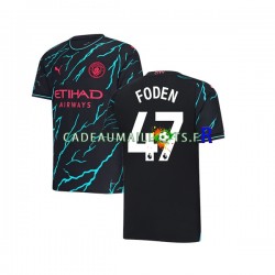 Manchester City Maillot avec flocage Phil Foden 47 3ème 2023-2024 ,Homme MC