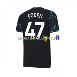 Manchester City Maillot avec flocage Phil Foden 47 3ème 2023-2024 ,Homme MC