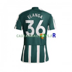 Manchester United Maillot avec flocage Anthony Elanga 36 Extérieur 2023-2024 ,Homme MC