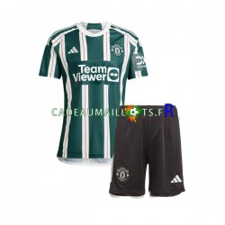 Manchester United Maillot avec flocage Extérieur 2023-2024 ,Tenue Enfant MC