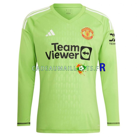 Manchester United Maillot avec flocage Andre Onana 24 Gardien Domicile 2023-2024 ,Homme ML