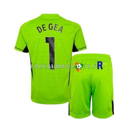 Manchester United Maillot avec flocage DE GEA 1 Gardien Domicile 2023-2024 ,Tenue Enfant MC