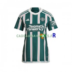 Manchester United Maillot avec flocage Extérieur 2023-2024 ,Femme MC