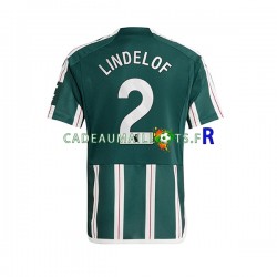 Manchester United Maillot avec flocage Lindelof 2 Extérieur 2023-2024 ,Homme MC