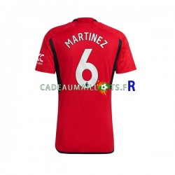 Manchester United Maillot avec flocage Lisandro Martinez 6 Domicile 2023-2024 ,Homme MC