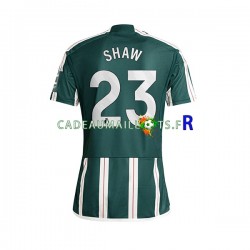 Manchester United Maillot avec flocage Luke Shaw 23 Extérieur 2023-2024 ,Homme MC