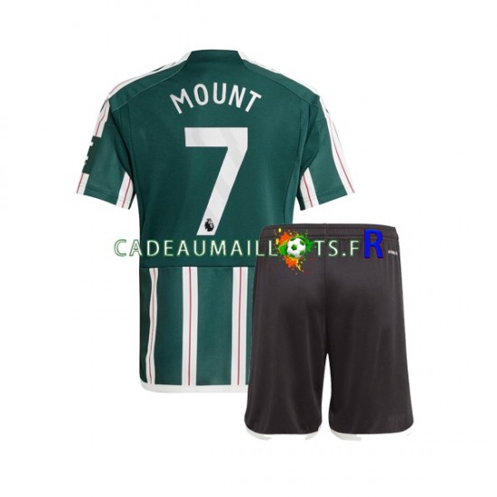 Manchester United Maillot avec flocage Mason Mount 7 Extérieur 2023-2024 ,Tenue Enfant MC