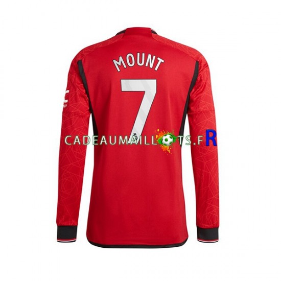 Manchester United Maillot avec flocage Mount 7 Domicile 2023-2024 ,Homme ML