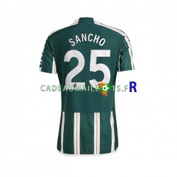 Manchester United Maillot avec flocage Sancho 25 Extérieur 2023-2024 ,Homme MC