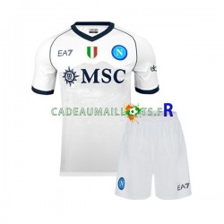 Naples Maillot avec flocage Extérieur 2023-2024 ,Tenue Enfant MC