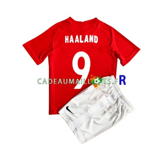 Norvège Maillot avec flocage HAALAND 9 Domicile 2022 ,Tenue Enfant MC