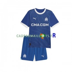 Olympique de Marseille Maillot avec flocage Extérieur 2023-2024 ,Tenue Enfant MC