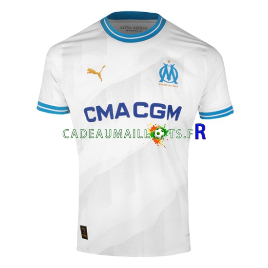 Olympique de Marseille Maillot avec flocage Domicile 2023-2024 ,Homme MC