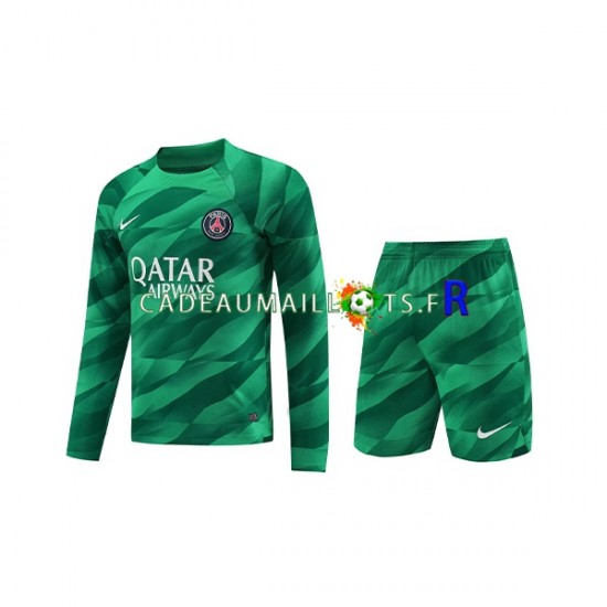 Paris Saint-Germain Maillot avec flocage Gardien Domicile 2023-2024 ,Tenue Enfant ML