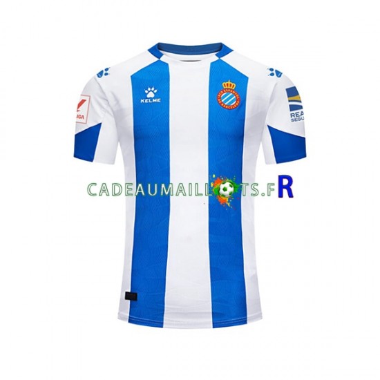 RCD Espanyol Maillot avec flocage Domicile 2023-2024 ,Homme MC