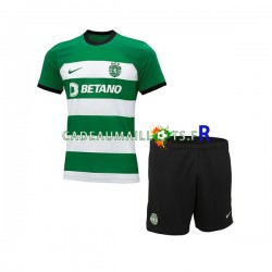 Sporting CP Maillot avec flocage Domicile 2023-2024 ,Tenue Enfant MC