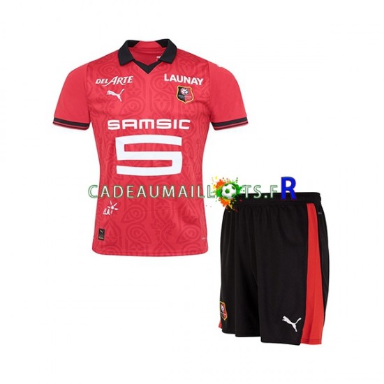 Stade Rennais Maillot avec flocage Domicile 2023-2024 ,Tenue Enfant MC