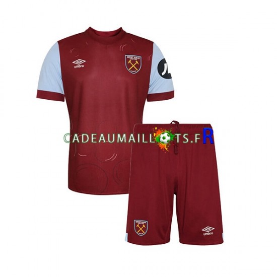 West Ham United Maillot avec flocage Domicile 2023-2024 ,Tenue Enfant MC