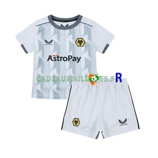 Wolverhampton Wanderers Maillot avec flocage 3ème 2023-2024 ,Tenue Enfant MC