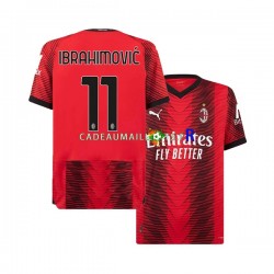 AC Milan Maillot avec flocage Ibrahimovic 11 Domicile 2023-2024 ,Homme MC