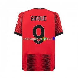 AC Milan Maillot avec flocage Olivier Giroud 9 Domicile 2023-2024 ,Homme MC