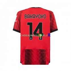 AC Milan Maillot avec flocage Tiemoue Bakayoko 14 Domicile 2023-2024 ,Homme MC