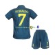 Al-Nassr Maillot avec flocage Ronaldo 7 Extérieur 2022-2023 ,Tenue Enfant MC