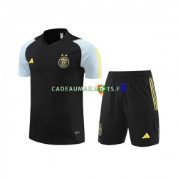 Algérie Noir Kit Maillot d'entraînement + Shorts 2023-2024