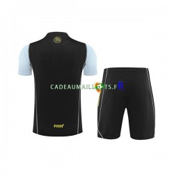 Algérie Noir Kit Maillot d'entraînement + Shorts 2023-2024