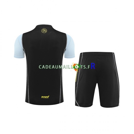Algérie Noir Kit Maillot d'entraînement + Shorts 2023-2024