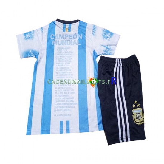 Argentine Maillot avec flocage All Stars Domicile 2023 ,Tenue Enfant MC