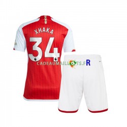 Arsenal Maillot avec flocage Xhaka 34 Domicile 2023-2024 ,Tenue Enfant MC