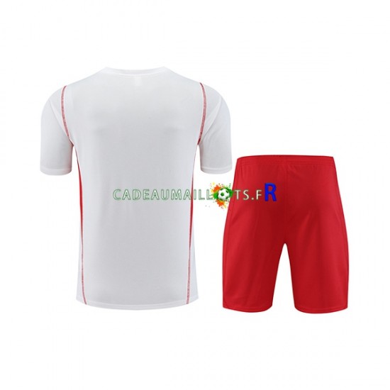 CR Flamengo Blanc Kit Maillot d'entraînement + Shorts 2023-2024