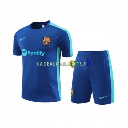 FC Barcelone Bleu Kit Maillot d'entraînement + Shorts 2023-2024