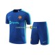 FC Barcelone Bleu Kit Maillot d'entraînement + Shorts 2023-2024