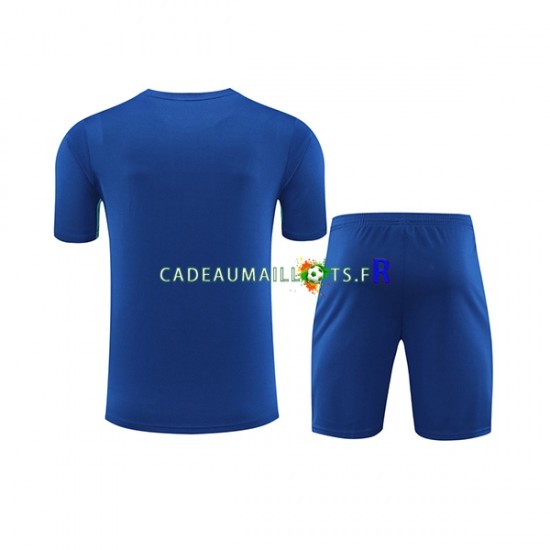 FC Barcelone Bleu Kit Maillot d'entraînement + Shorts 2023-2024